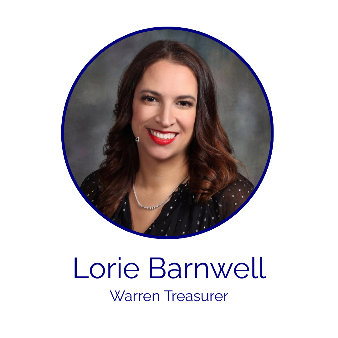 Image of Lorie Barnwell, Warren Treasurer.
